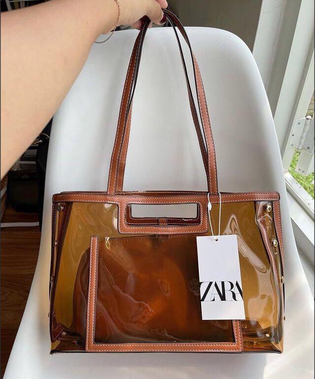 Zara clearance clear tote