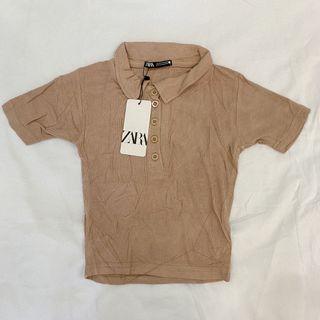 ZARA KHAKI POLO