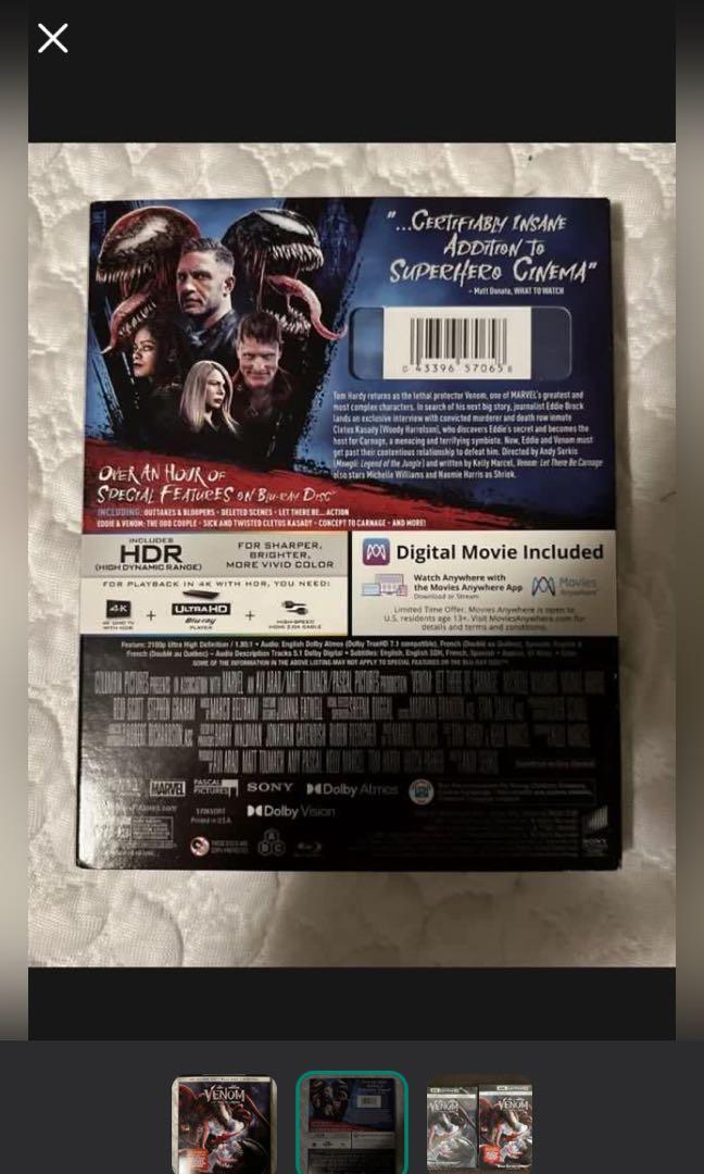 Watch venom blu ray new arrivals