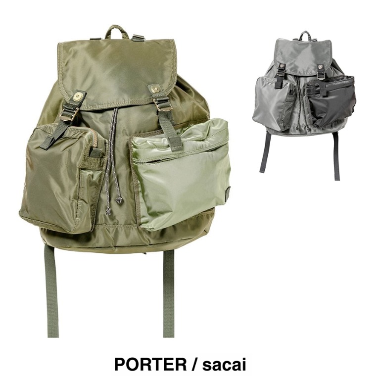 日本直送 日本製 ＃1425 sacai x PORTER - Pocket Backpack 背