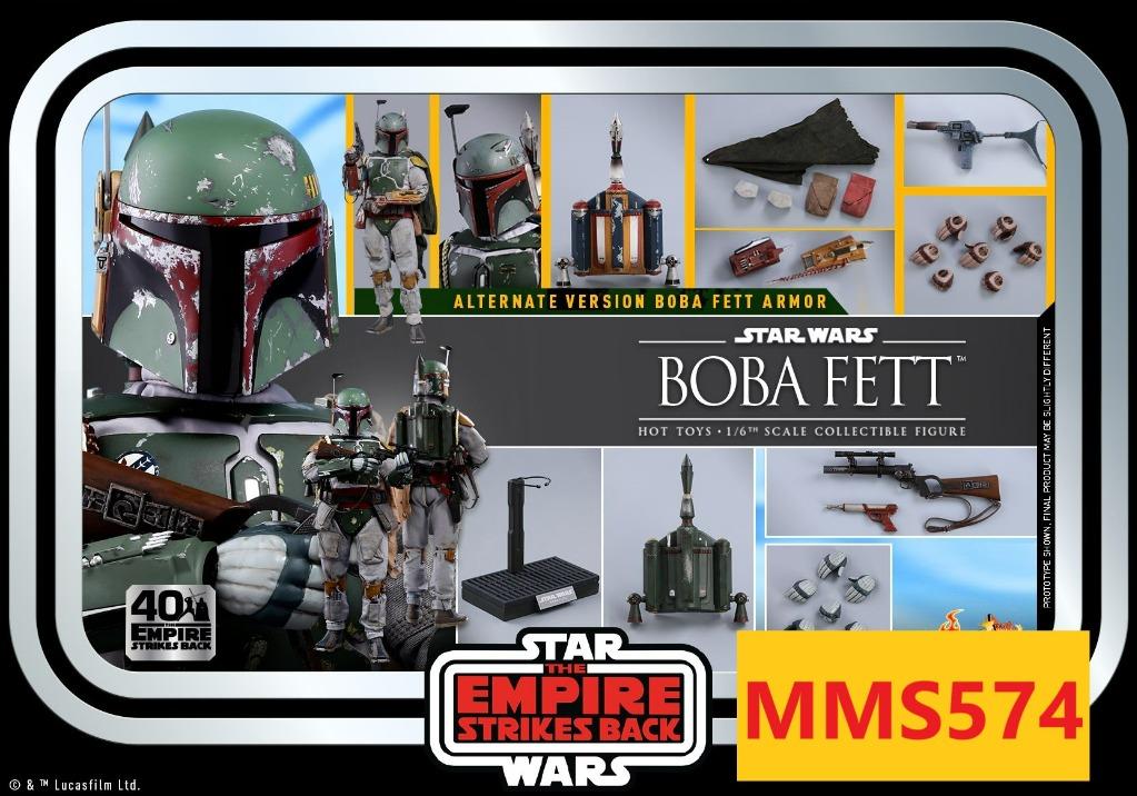 全新未開封Hottoys Boba Fett The Empire Strikes Back 40th MMS574
