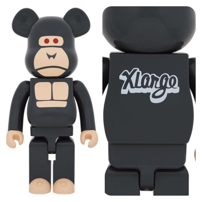 Bearbrick XLARGE LITTLE FRIEND BLAC1000%