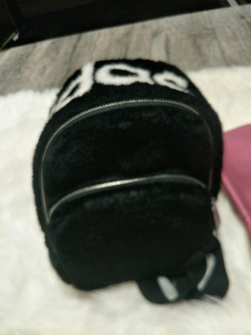 Adidas furry mini backpack Women s Fashion Bags Wallets Backpacks on Carousell