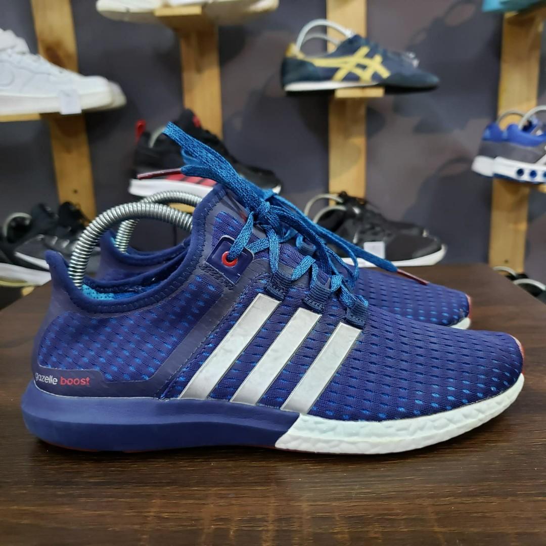 Adidas gazelle boost navy on sale blue
