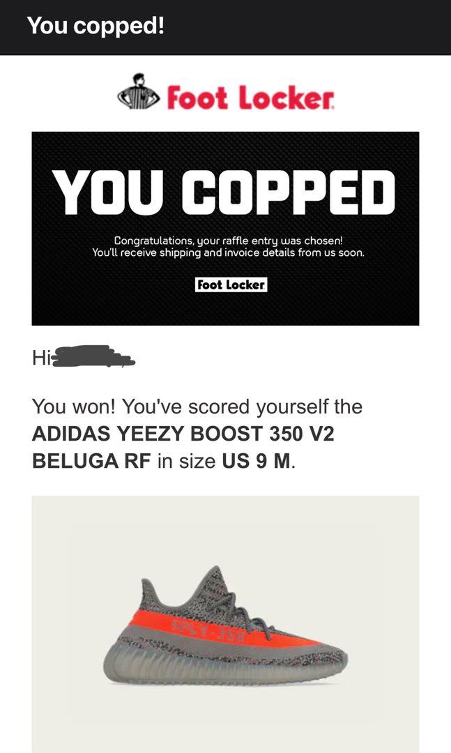 Adidas Yeezy Boost 350 V2 Beluga RF US 9 Men s Fashion Footwear