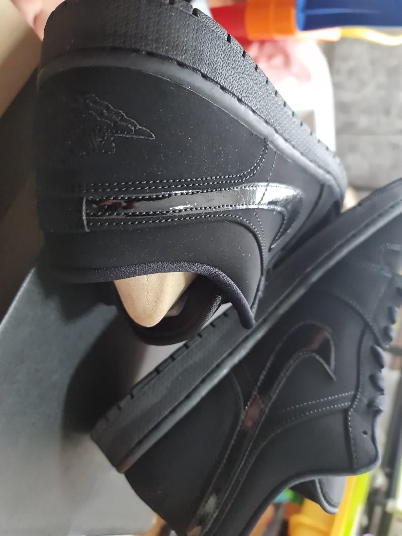 Air Jordan 1 Low Triple Black 2019 Men s Fashion Footwear