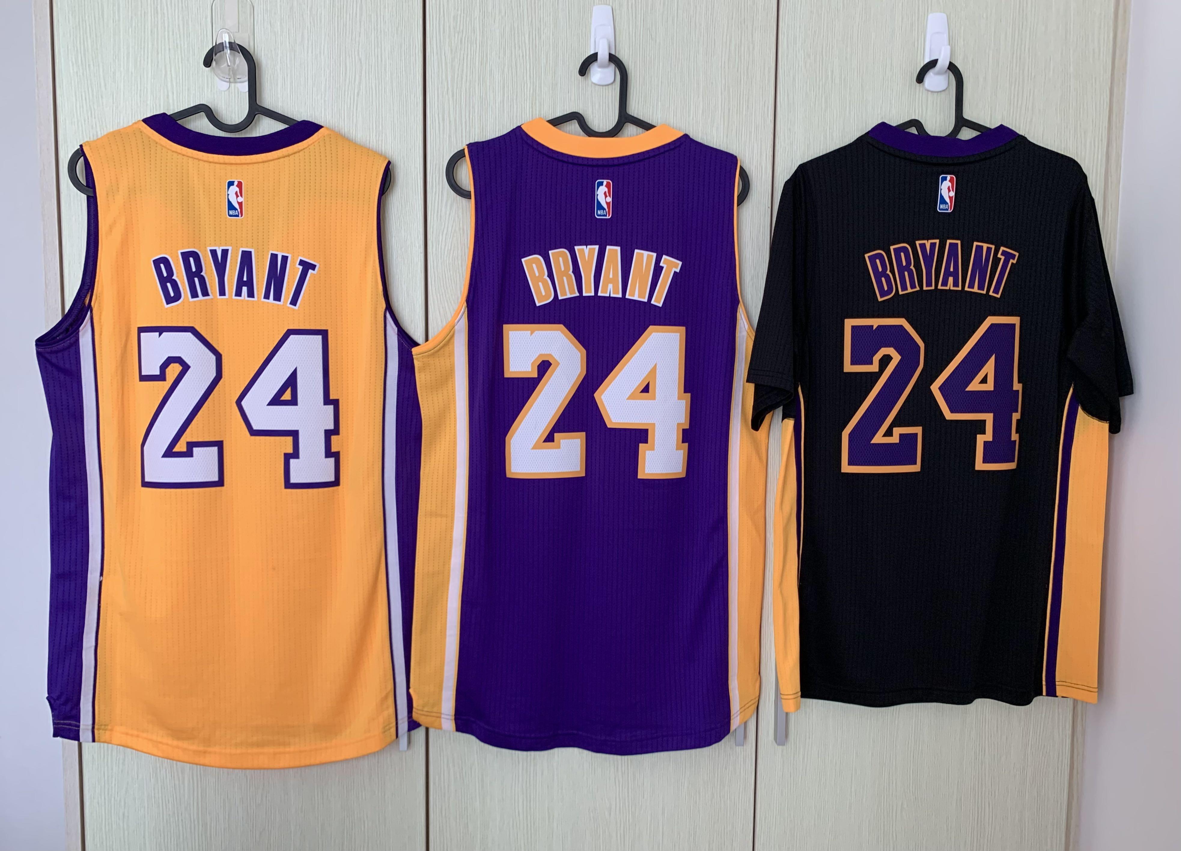 Authentic NBA Adidas Kobe Bryant Lakers Jersey, Men's Fashion, Activewear  on Carousell