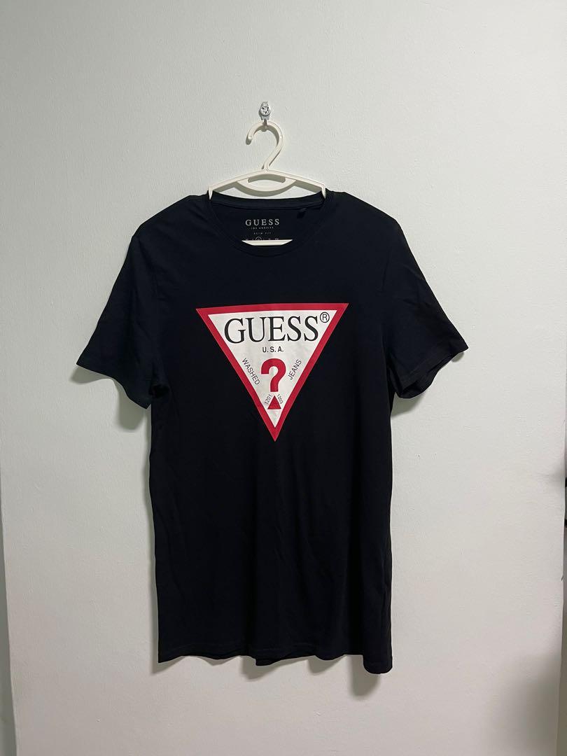 Black and hotsell red guess shirt