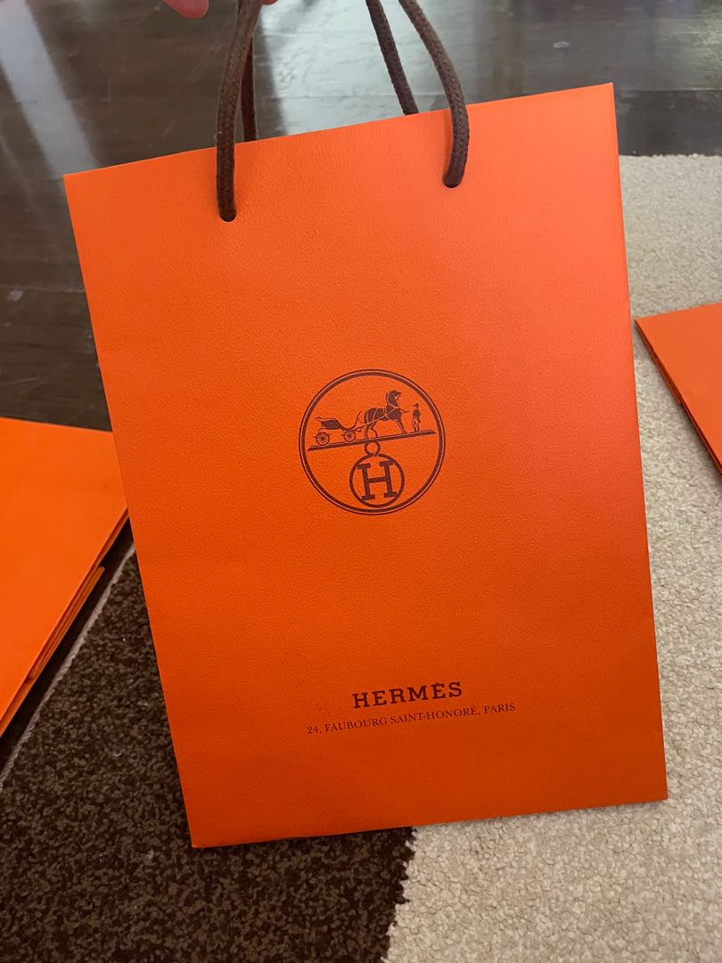 100% Authentic Hermes Paper Bag  Bags, Authentic hermes, Hermes accessories