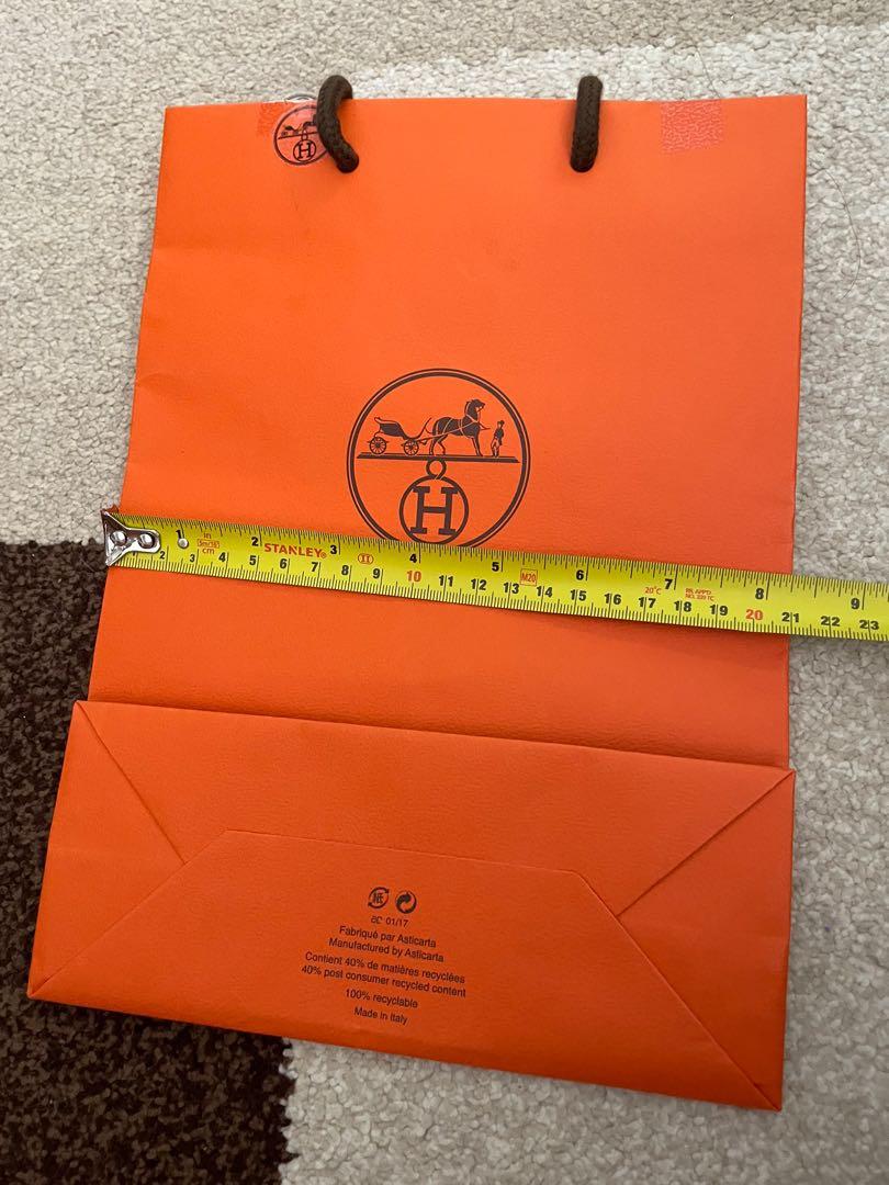 Hermes paper bag & box 💯 Authentic from boutique, Luxury, Bags & Wallets  on Carousell