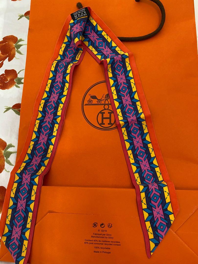 Authentic Hermes 1 piece Twilly, Luxury, Accessories on Carousell