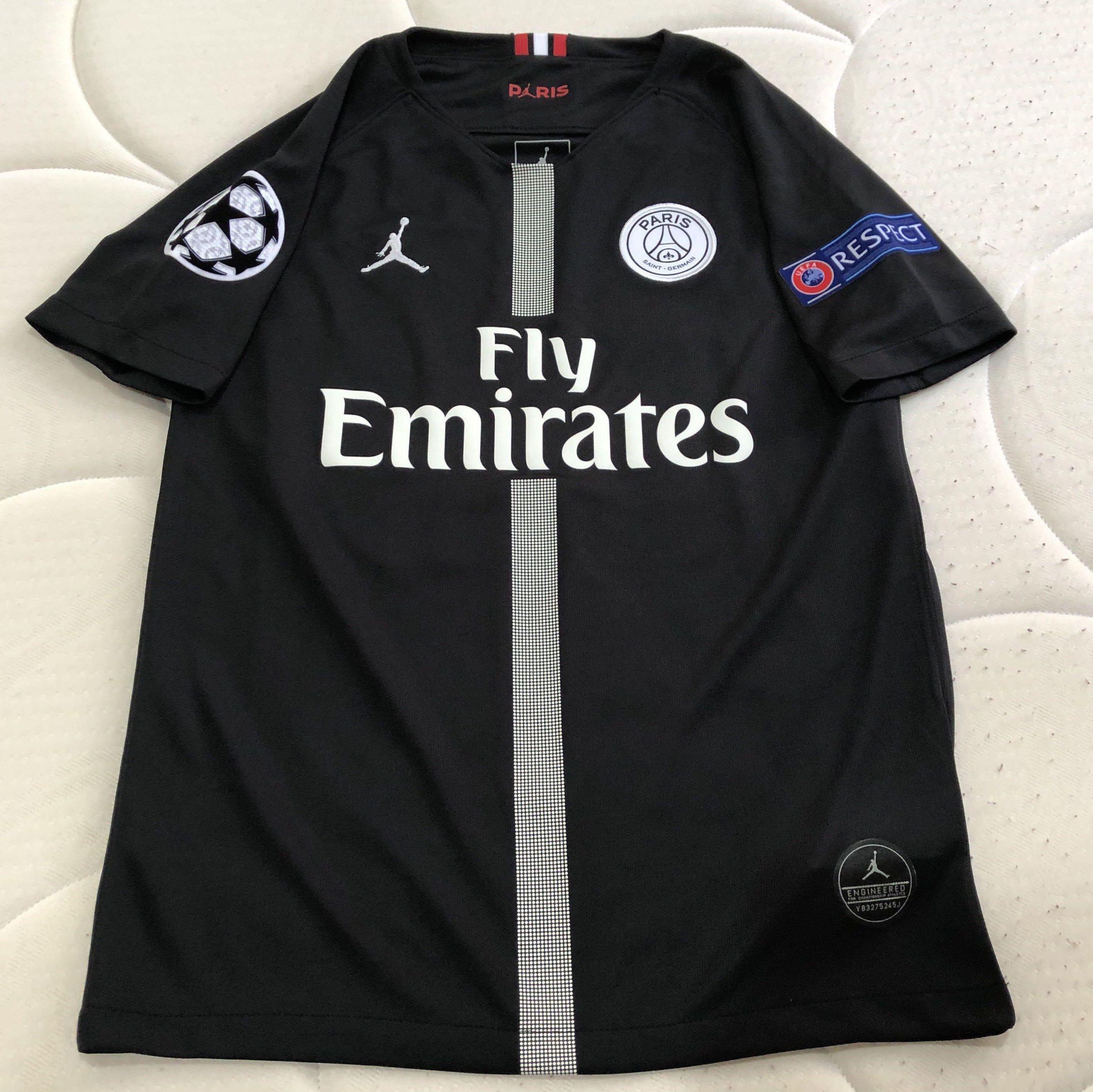 Authentic PSG 2018 2019 Nike Jordan jersey Neymar YOUTH