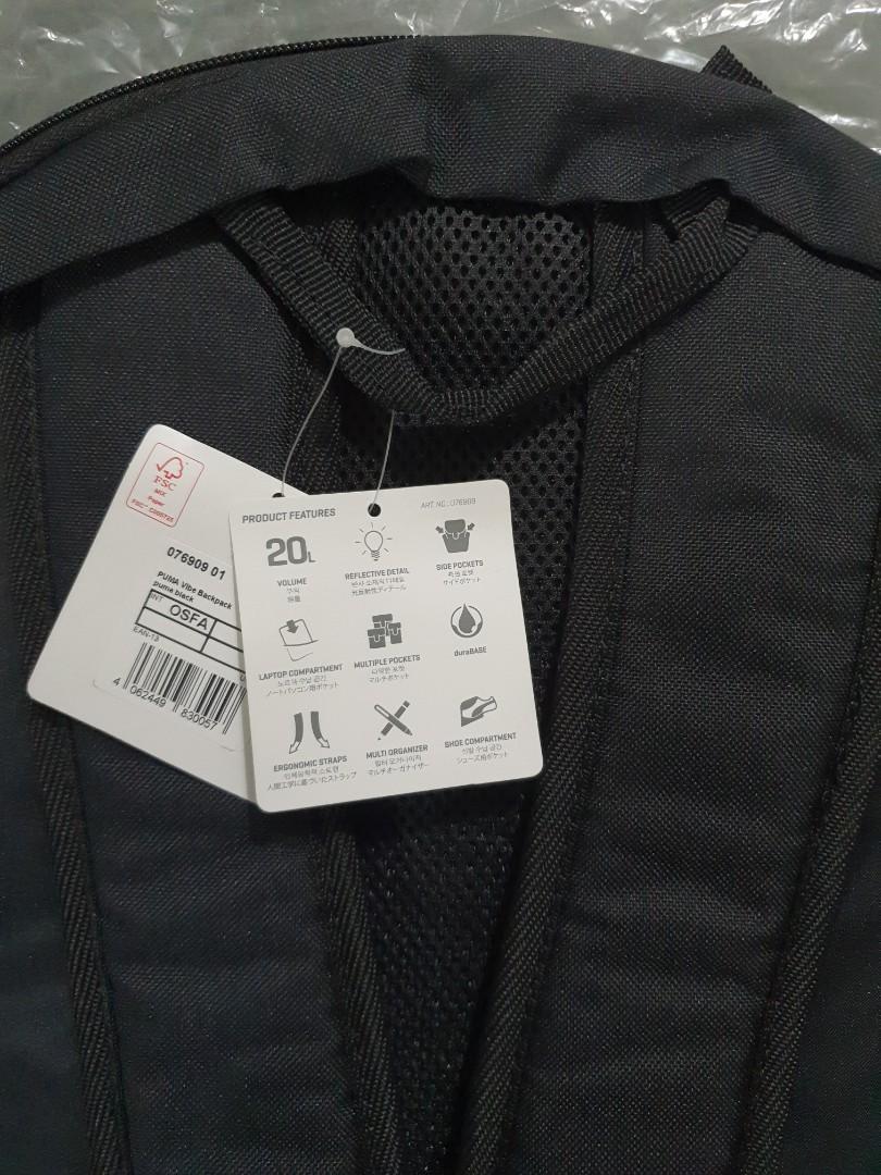 Authentic Puma Vibe Backpack