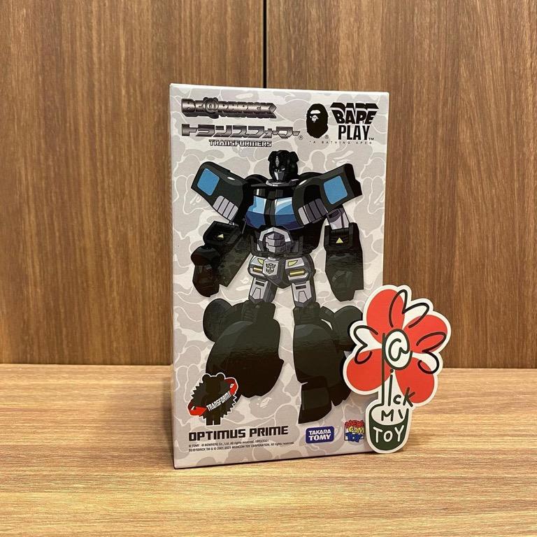 BE@RBRICK × TRANSFORMERS OPTIMUS PRIME BAPE (R) BLACK 200% 變形