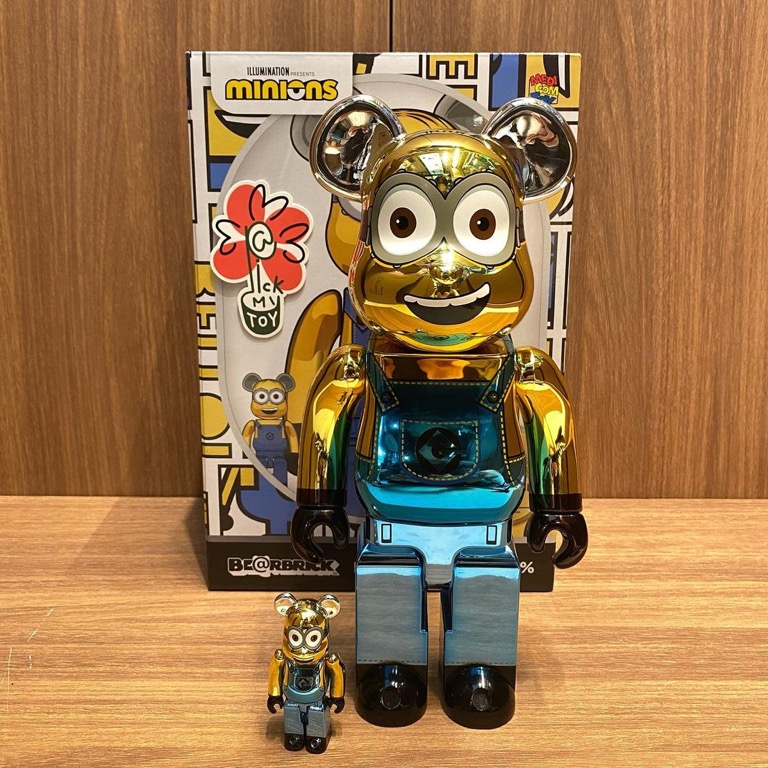 BE@RBRICK DAVE CHROME Ver. 100% & 400% 電鍍小小兵, 興趣及遊戲