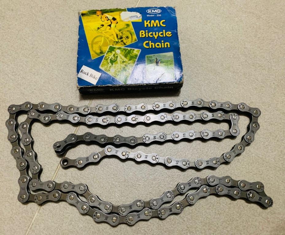 Bike Chain KMC Z50 for 7 Max. speed gears Sports Equipment Bicycles Parts Parts Accessories on Carousell
