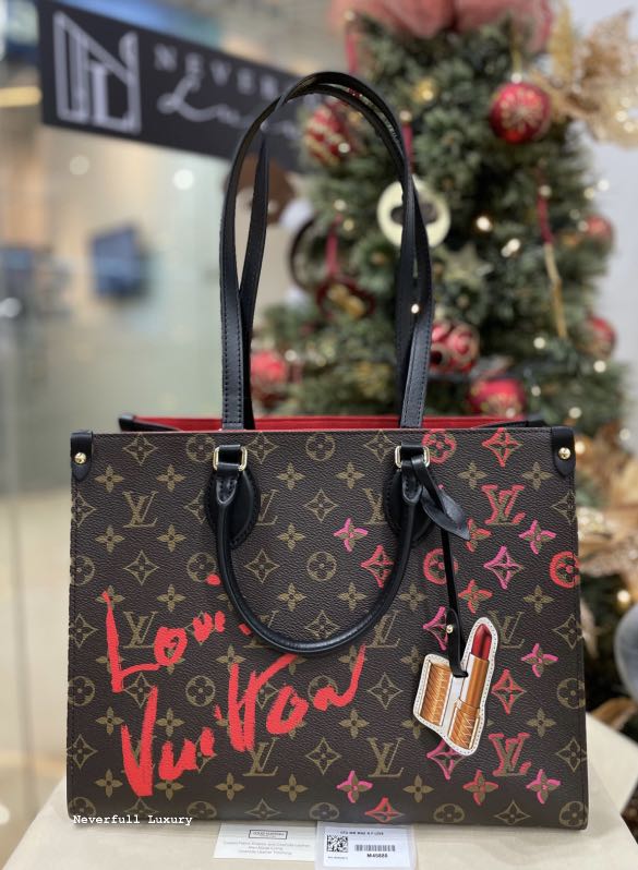 Louis Vuitton On The Go MM, Fall In Love, New in Box WA001