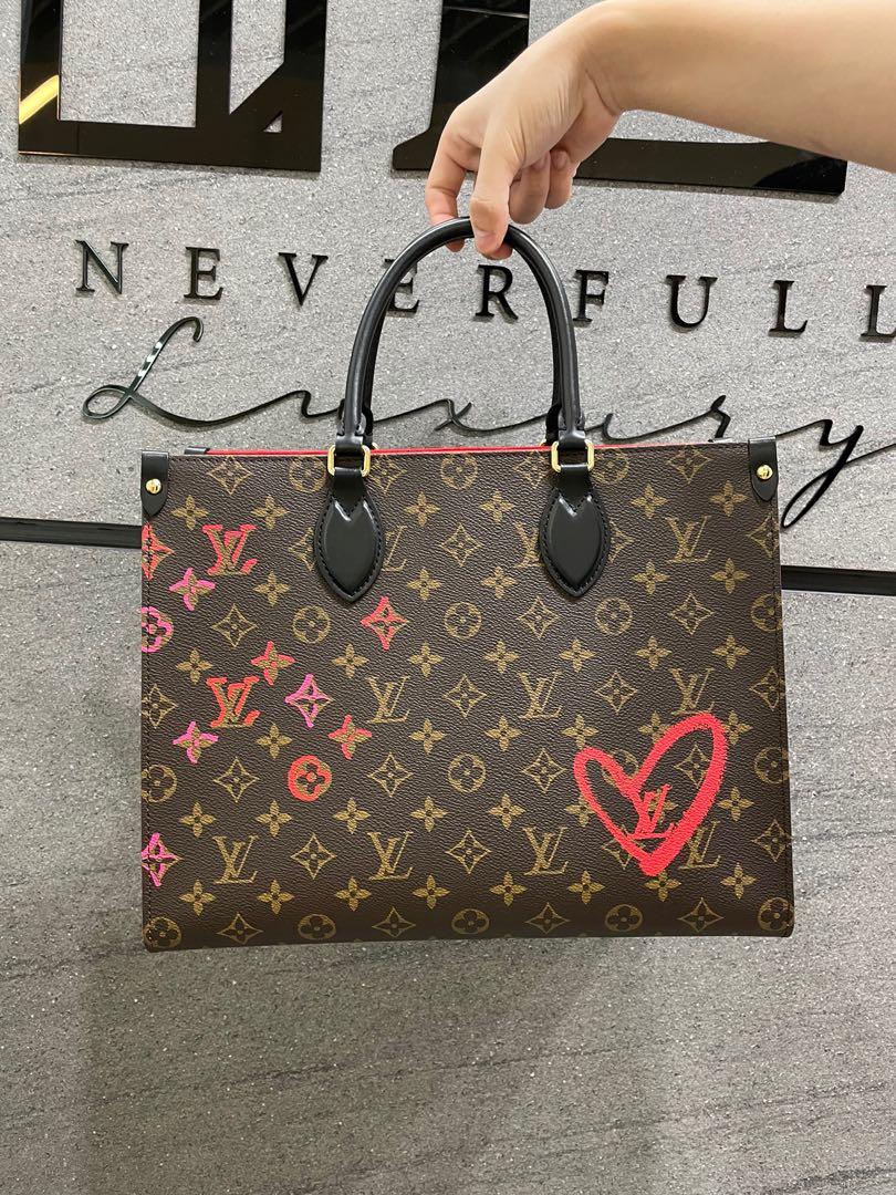 Louis Vuitton Monogram Fall In Love Onthego MM