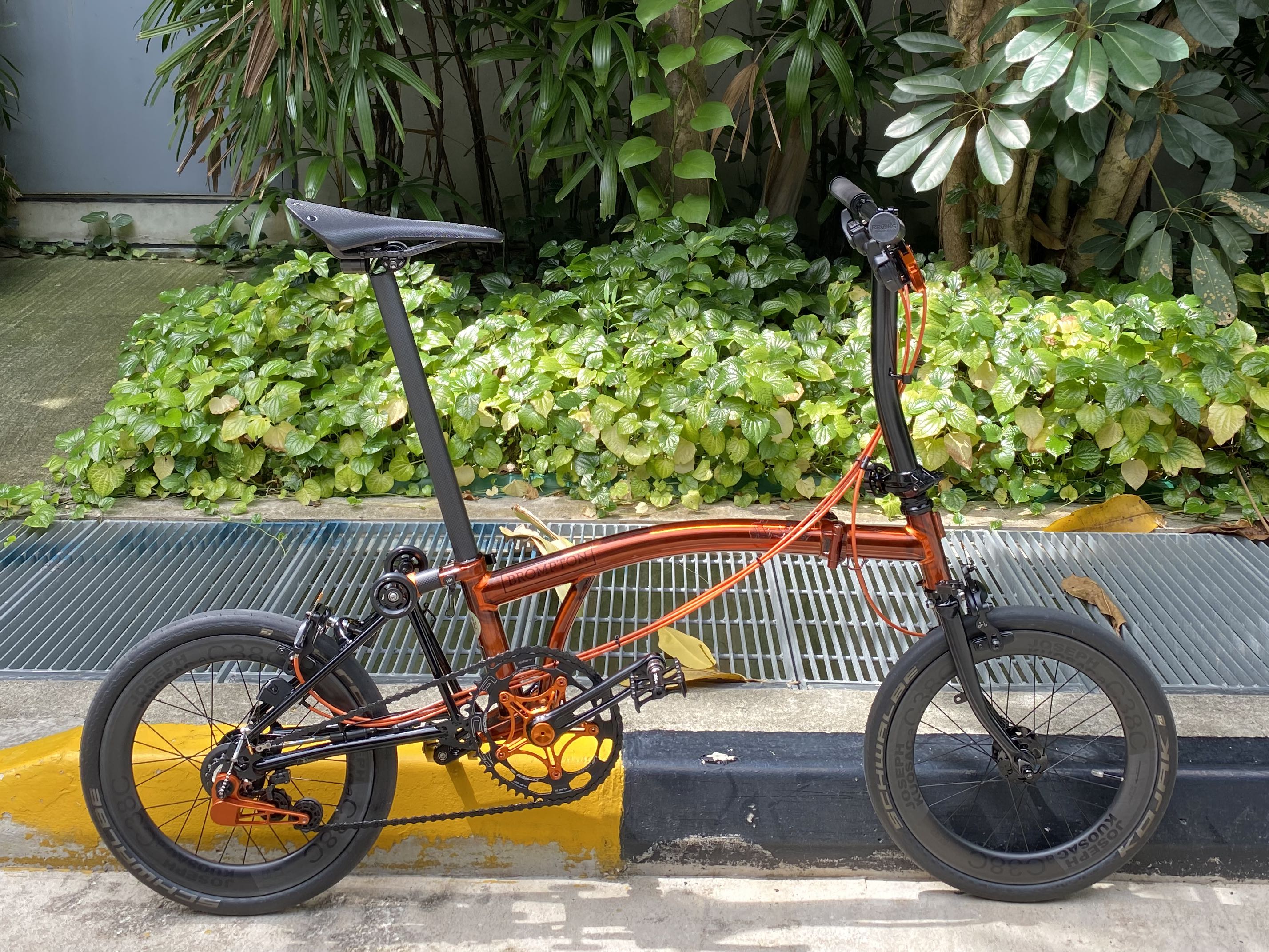 Brompton top flame lacquer