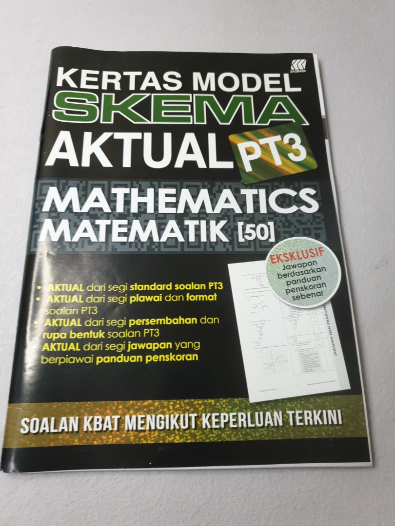 Buku Latihan Pt3 Matematik Mathematics Exercise Book Model Actual Pt3 Hobbies Toys Books Magazines Textbooks On Carousell