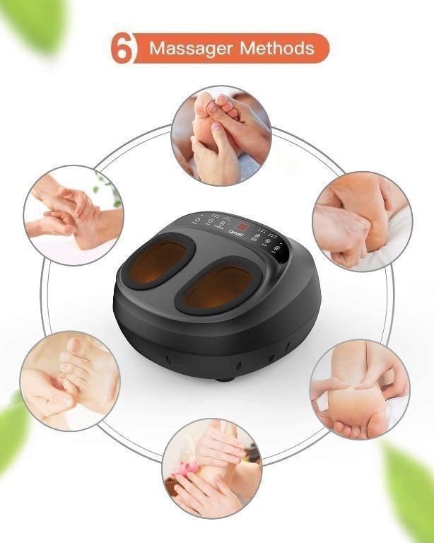 Carevas Foot Massager Machine Shiatsu Kneading Foot Massager with