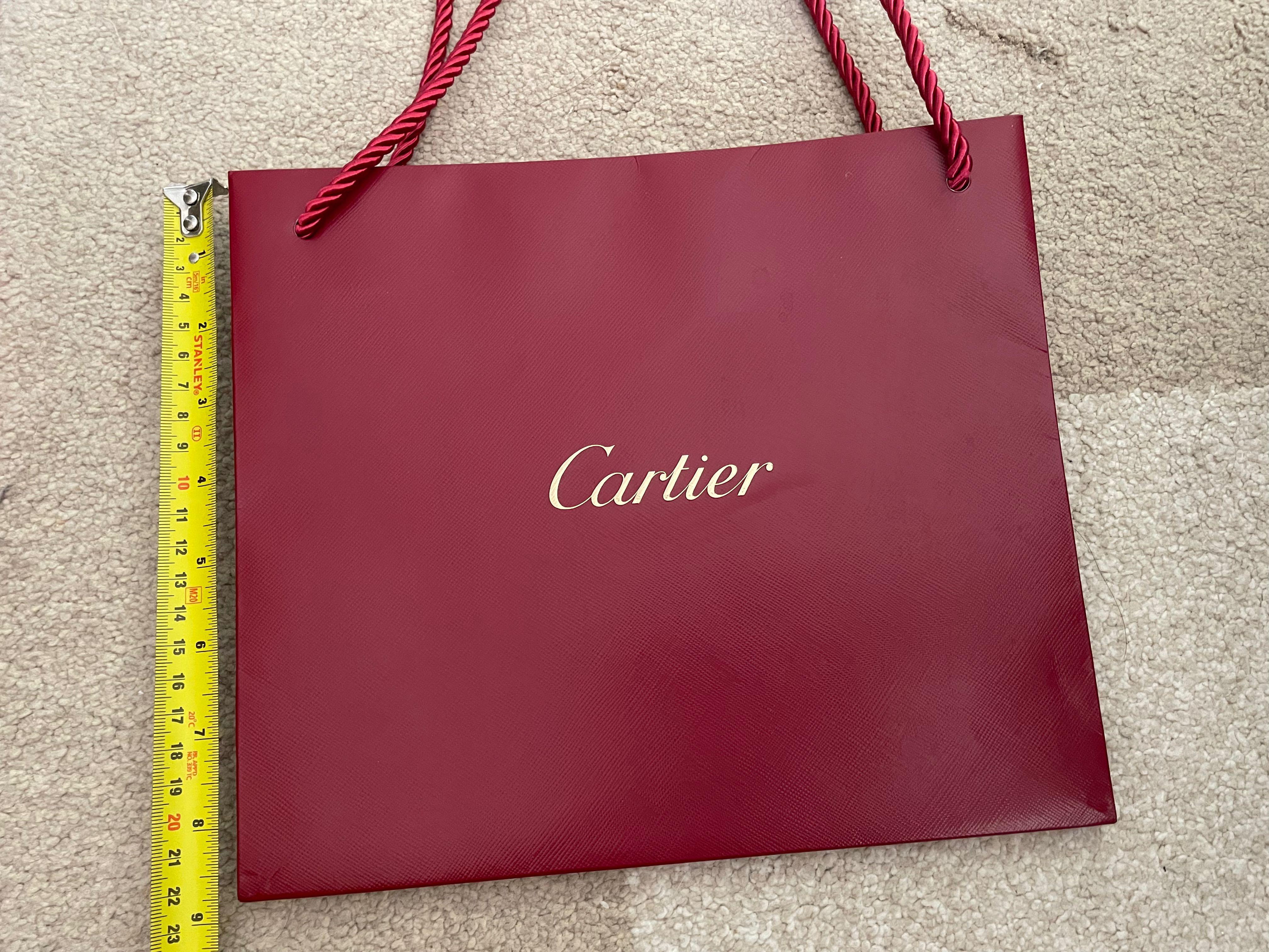 Cartier paper bag ORIGINAL, Women's Fashion, Bags & Wallets, Tote Bags on  Carousell