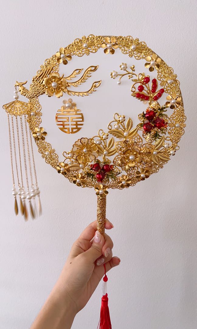 Chinese wedding clearance fan