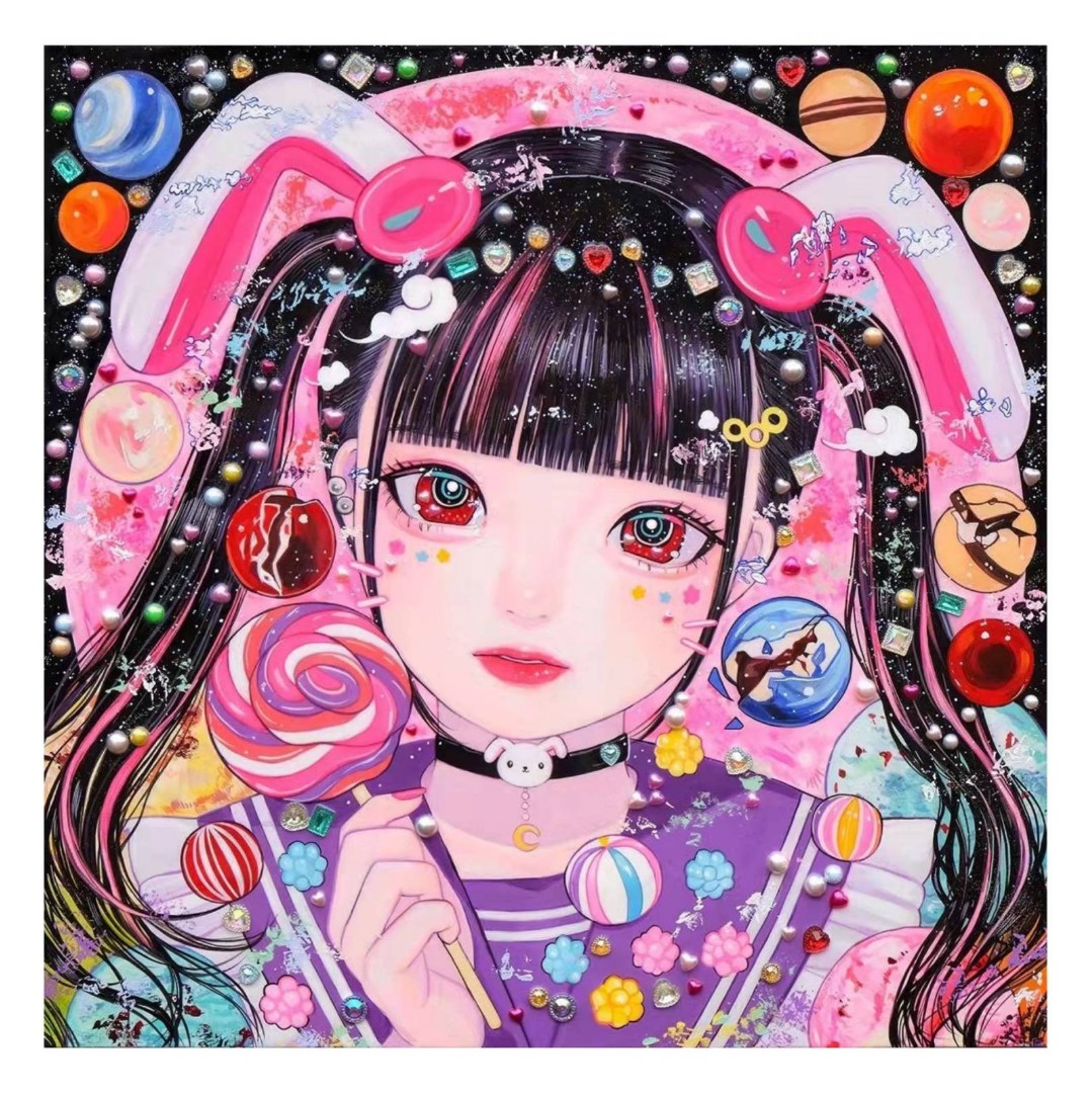 (in stock)巽千沙都Chisato Tatsumi Moon Rabbit print EA, Hobbies & Toys ...