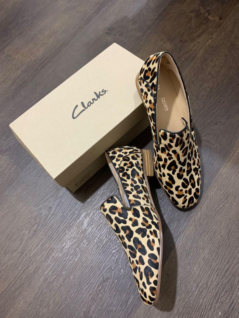 Clarks pure viola best sale leopard print