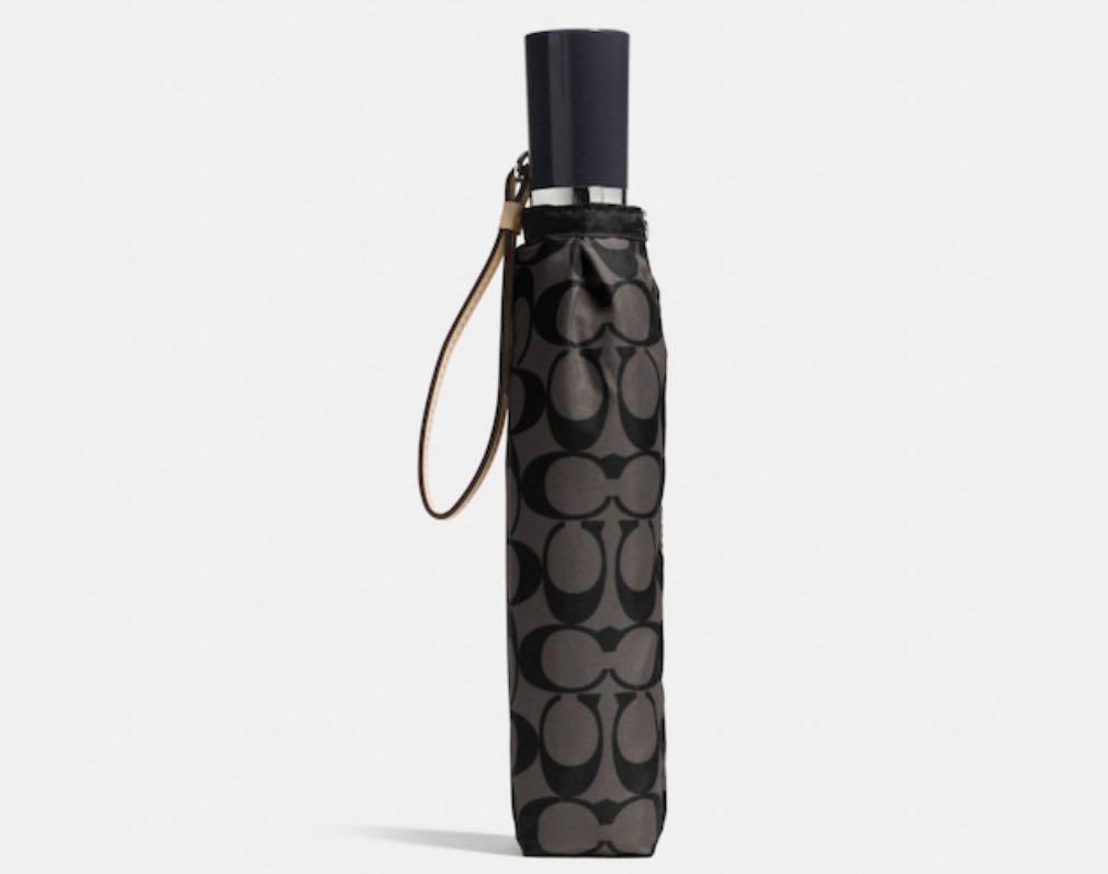 Coach Signature Umbrella, Hobbies & Toys, Travel, Umbrellas on Carousell