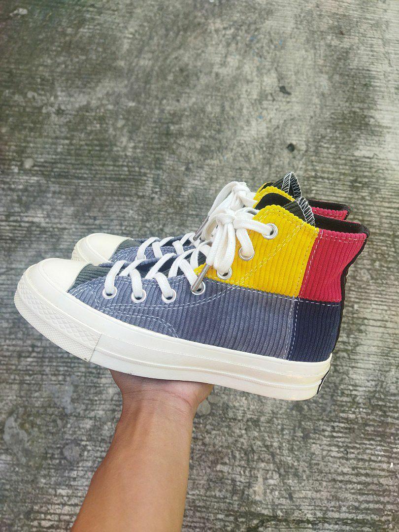 - OFFSPRING CHUCK 70'S CORDUROY PATCHWORK, Fashion, Sneakers Carousell