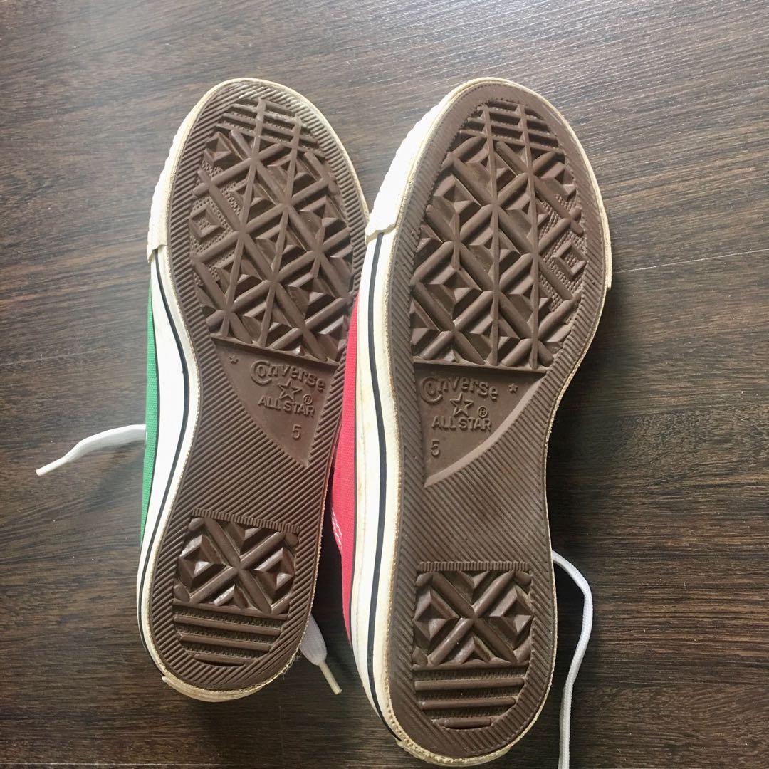 Converse limited Green Red Two Color Sneakers