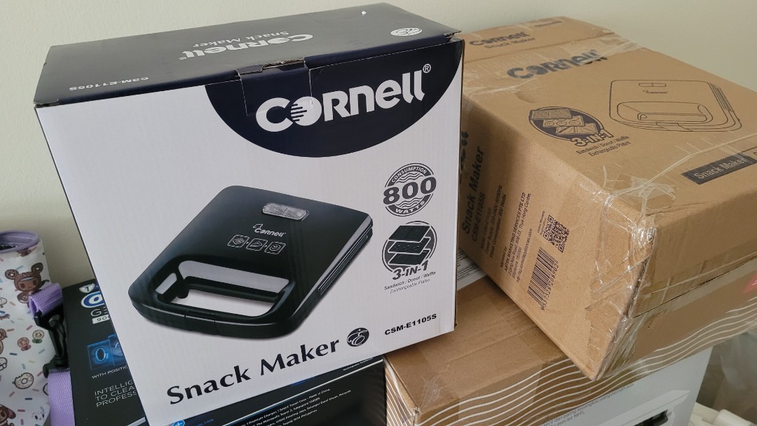 Cornell 3 in 1 sandwich/donut/waffle maker, TV & Home Appliances