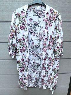 Cotton On White Floral Outerwear (Proceeds to be donated to victims of Typhoon Odette)