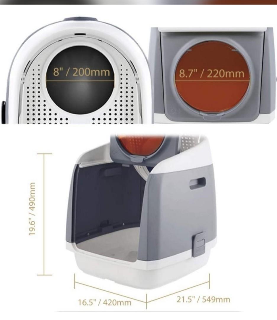 Dadypet Free Cabin Cat Litter Box with Doubledoor Design care for