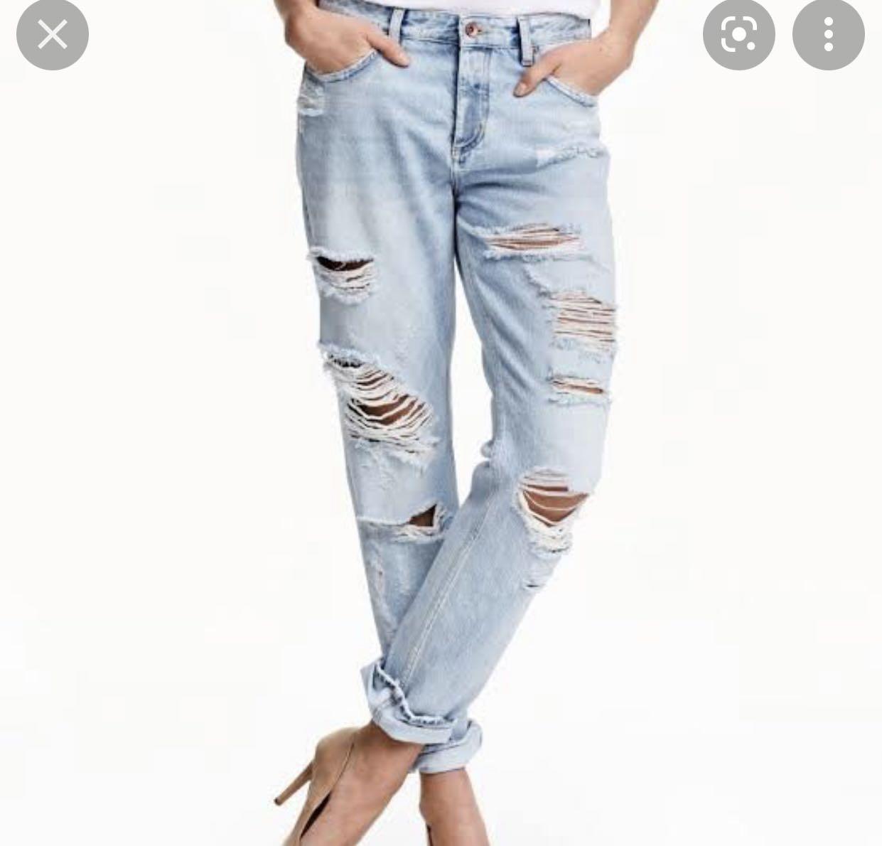 \u0026Denim by H\u0026M boyfriend jeans, Fesyen 