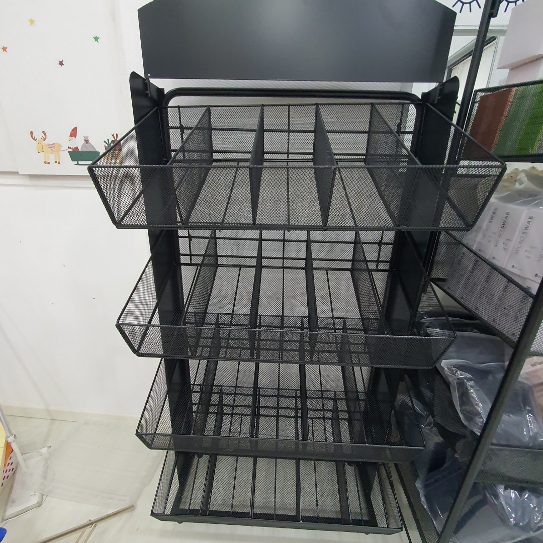 Display black rack, Furniture & Home Living, Furniture, Shelves ...