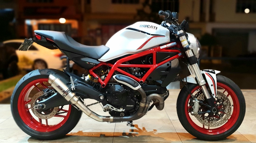 Monster 797 white deals