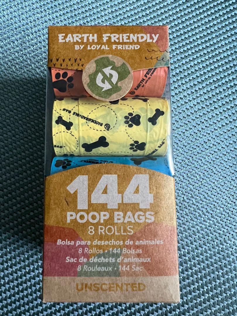 Earth friendly poop bags