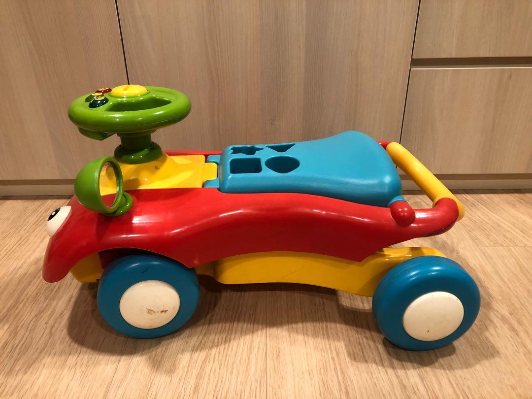 Elc wobble toddle ride on store