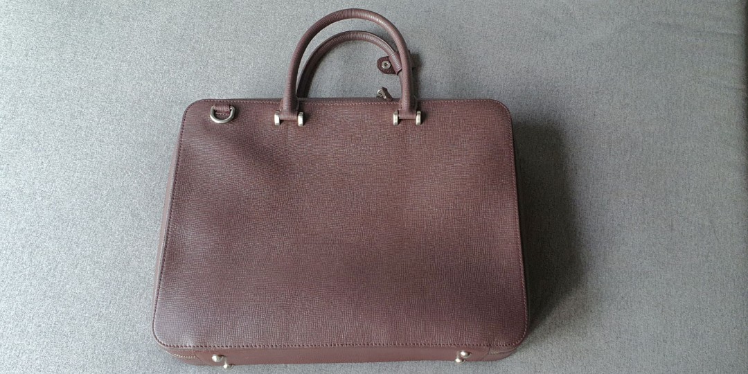 Faire Leather Travel Briefcase, Men's Fashion, Bags, Briefcases on