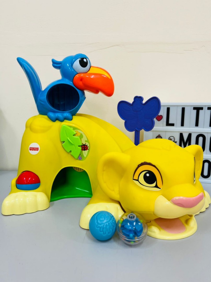 fisher price drop and roar simba