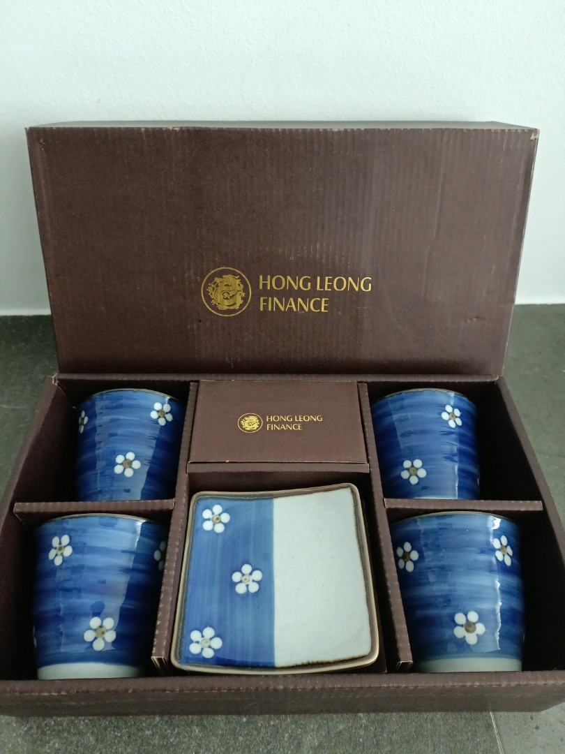 FREE Hong leong cup and sauce tray, Furniture & Home Living
