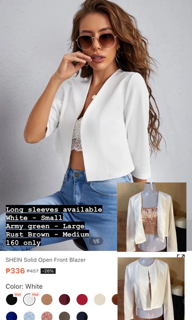 Half blazer for ladies store