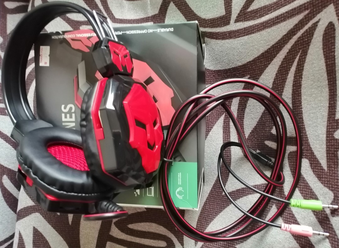 Game Headphone GM1000 Hifi Sound Quality, Video Gaming, Gaming Accessories  on Carousell