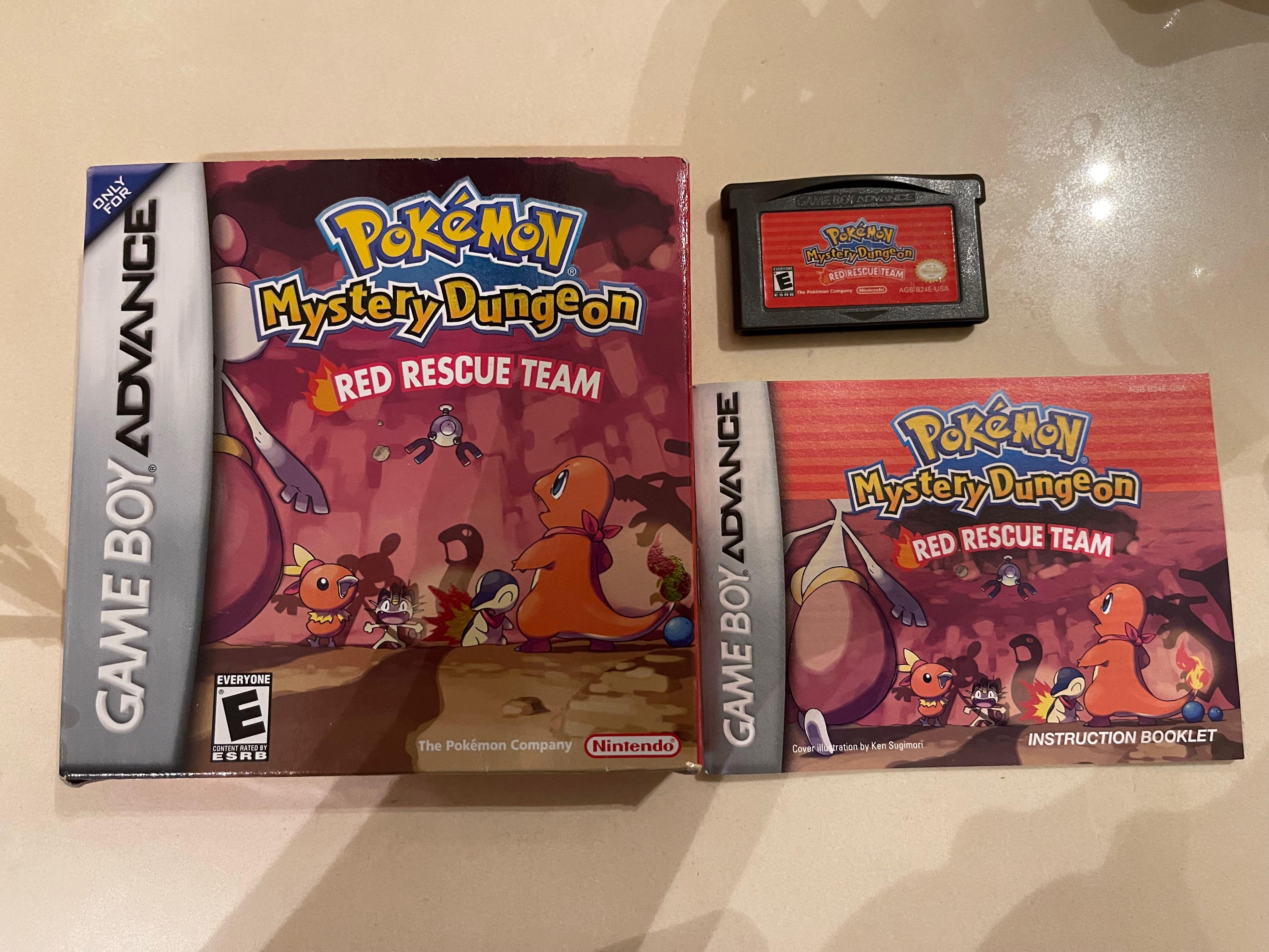 GBA Pokemon Mystery Dungeon Red Rescue Team, Video Gaming, Video Games, Nintendo on Carousell GBA Pokemon Mystery Dungeon Red Rescue Team, Video Gaming, Video Games, Nintendo on Carousell