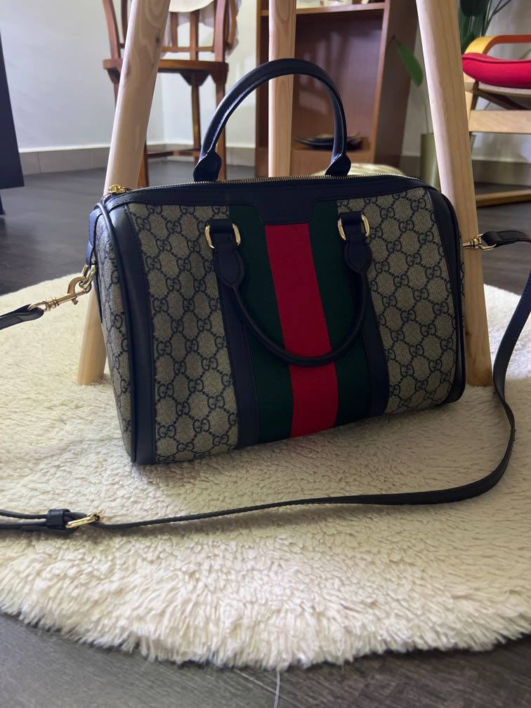 Dark blue gucci cheap bag