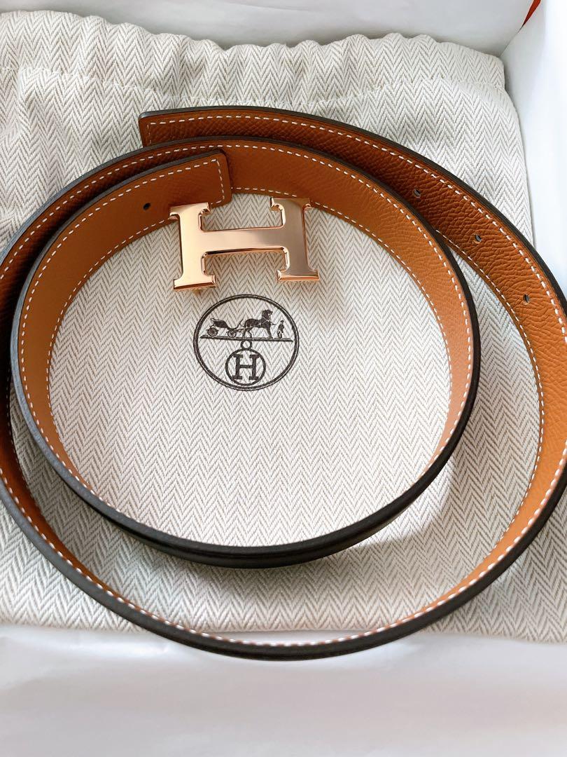 Hermes mini Constance belt 24mm Luxury Accessories on Carousell