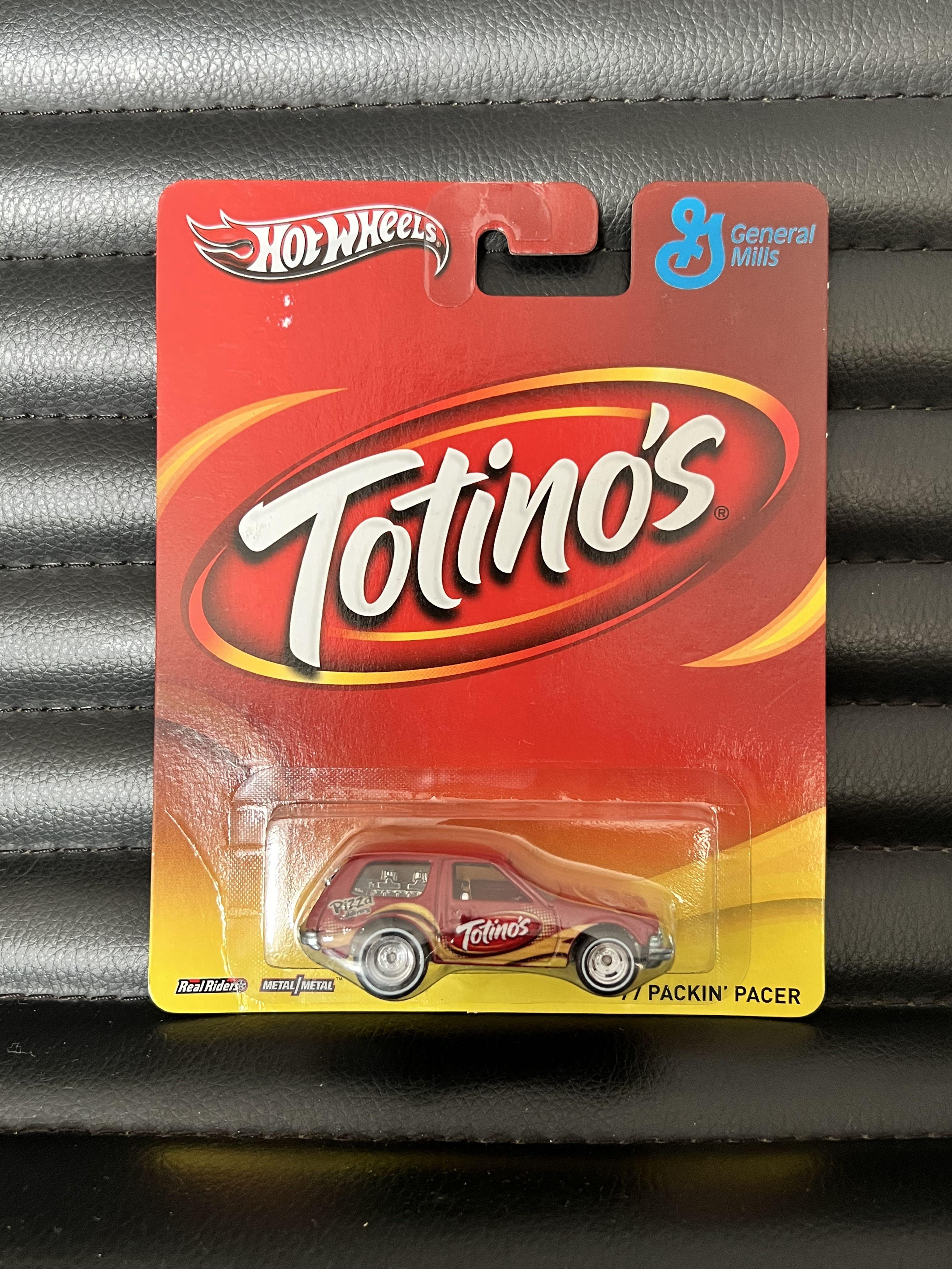 Hot Wheels Totino's Metal '77 Packin' Pacer Real Rider General Mills Red Car