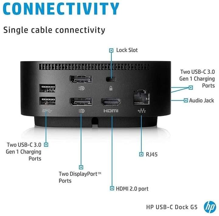 hp-usb-c-dock-g5-computers-tech-parts-accessories-other